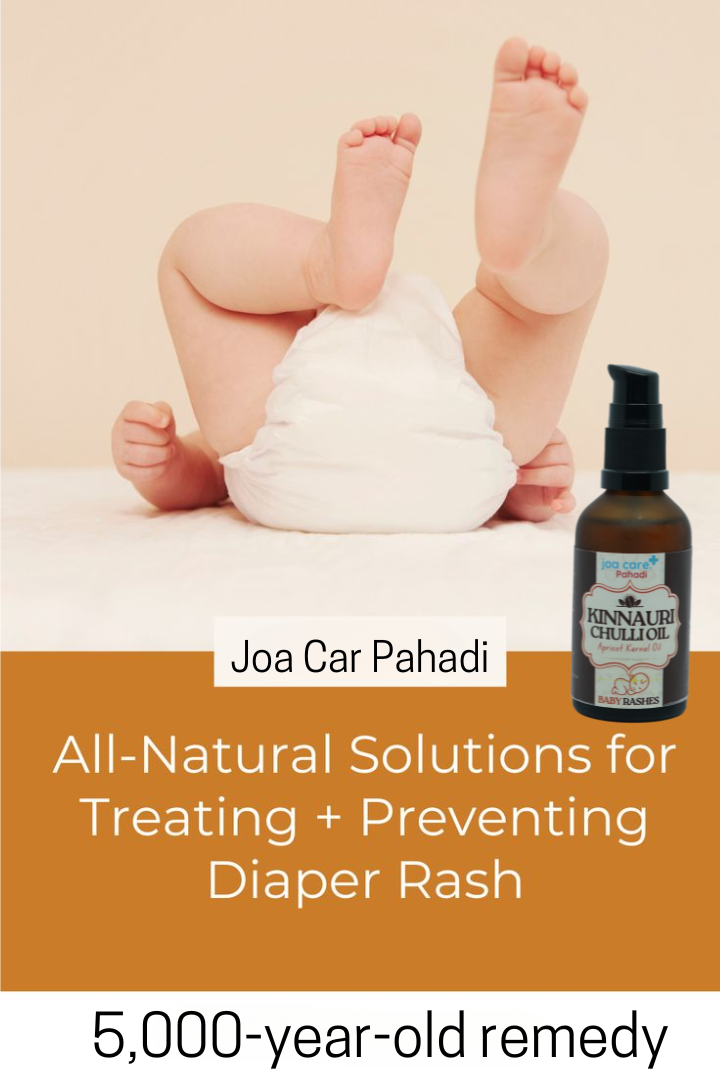 5,000 Years of Wisdom in Every Drop – Soothe Baby Rashes Naturally with Himachali Chulli Oil.