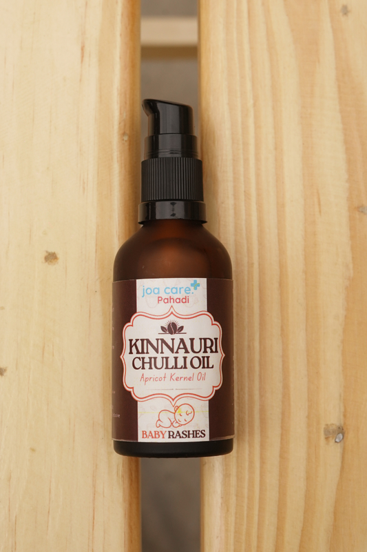 5,000 Years of Wisdom in Every Drop – Soothe Baby Rashes Naturally with Himachali Chulli Oil.