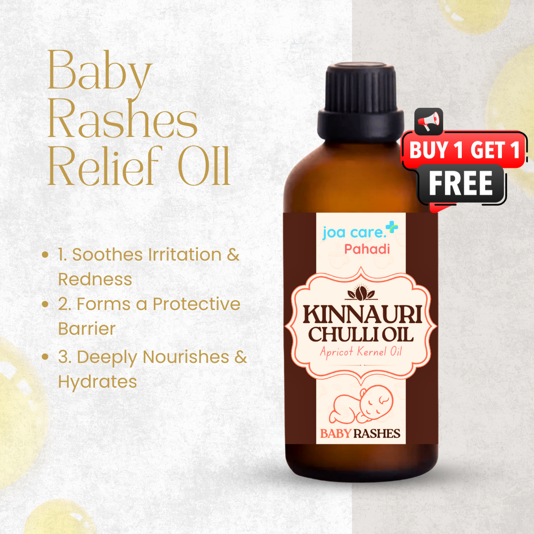 Baby Rashes & Skin Protection Kinnauri Chulli Oil- Used For Thousand Of Years- Pack of 2 ( Buy 1 Get 1 Free )