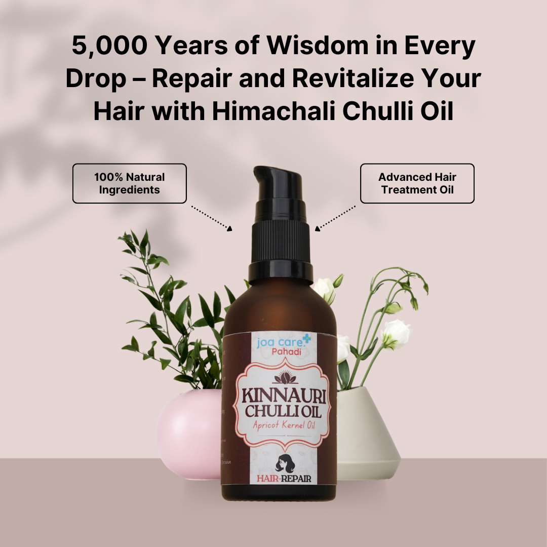 5,000 Years ( Himachal Kinnaur) of Wisdom in Every Drop – Repair and Revitalize Your Hair with Himachali Chulli Oil